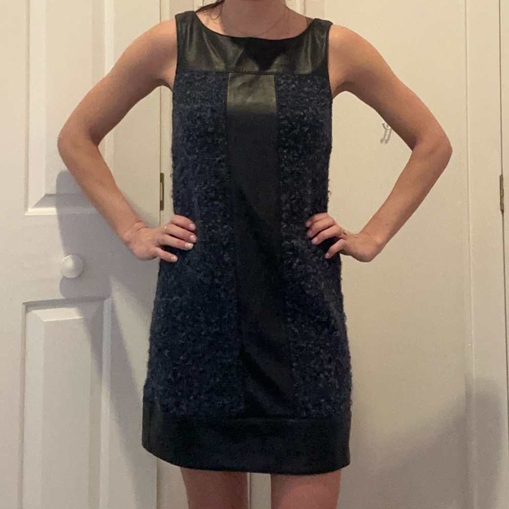 Bailey44 Navy and Black Colorblock Dress